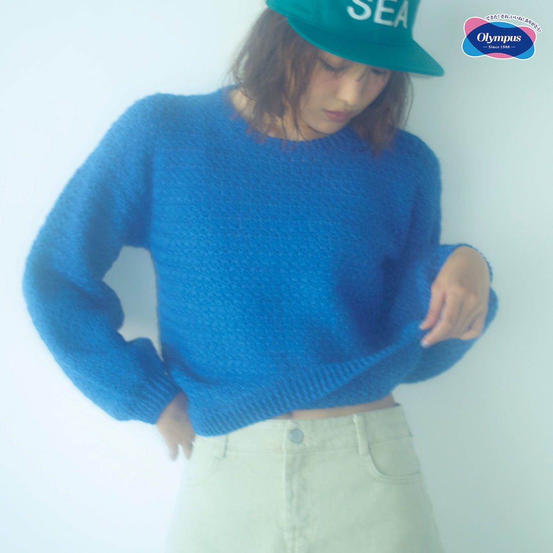 「ボリューム袖のセーター」材料セット