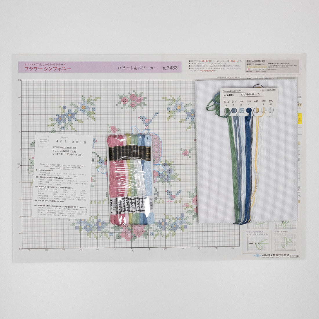 No.7433 Rosette & Stroller