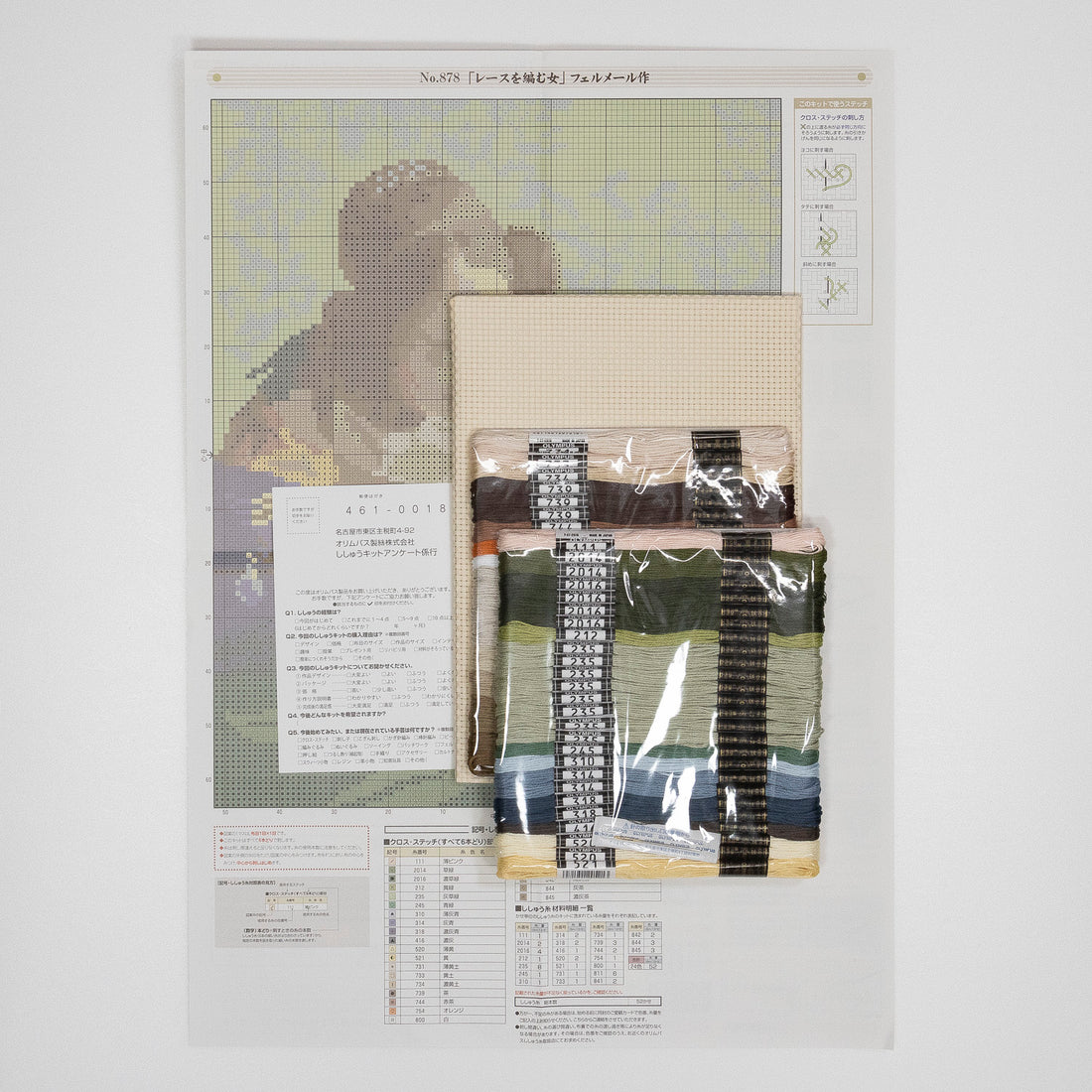 No.878 "The Lacemaker" by Vermeer