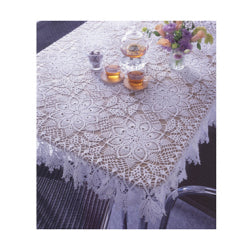 Pineapple motif tablecloth pattern