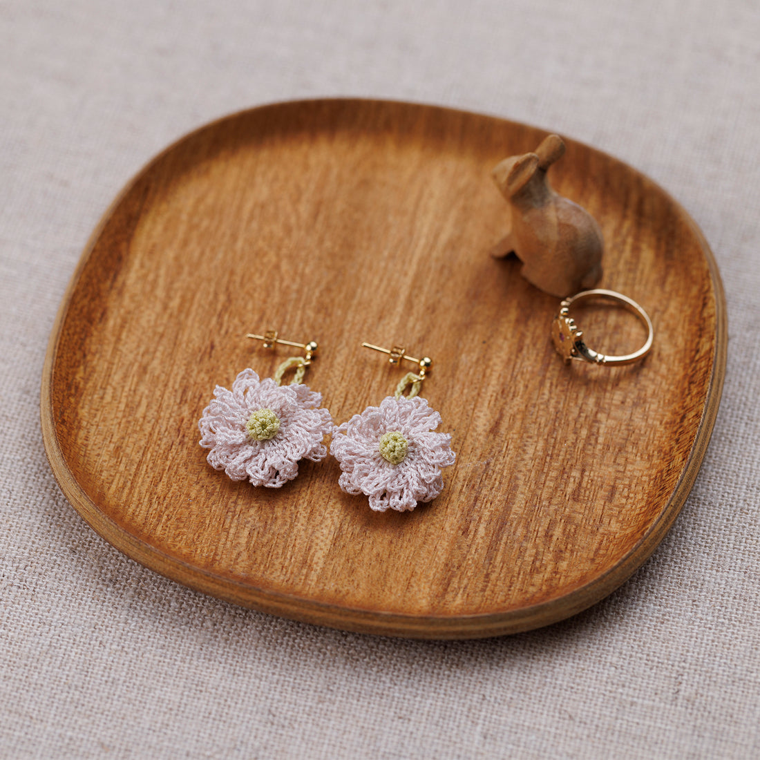 「葉桜のイヤリング/ピアス」材料セット