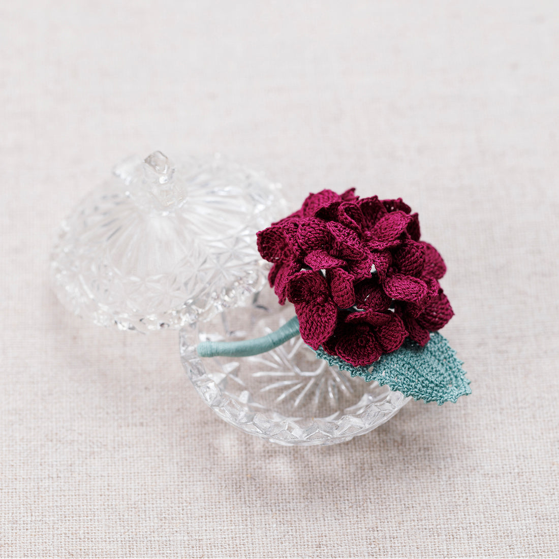 「アジサイのブローチ」材料セット