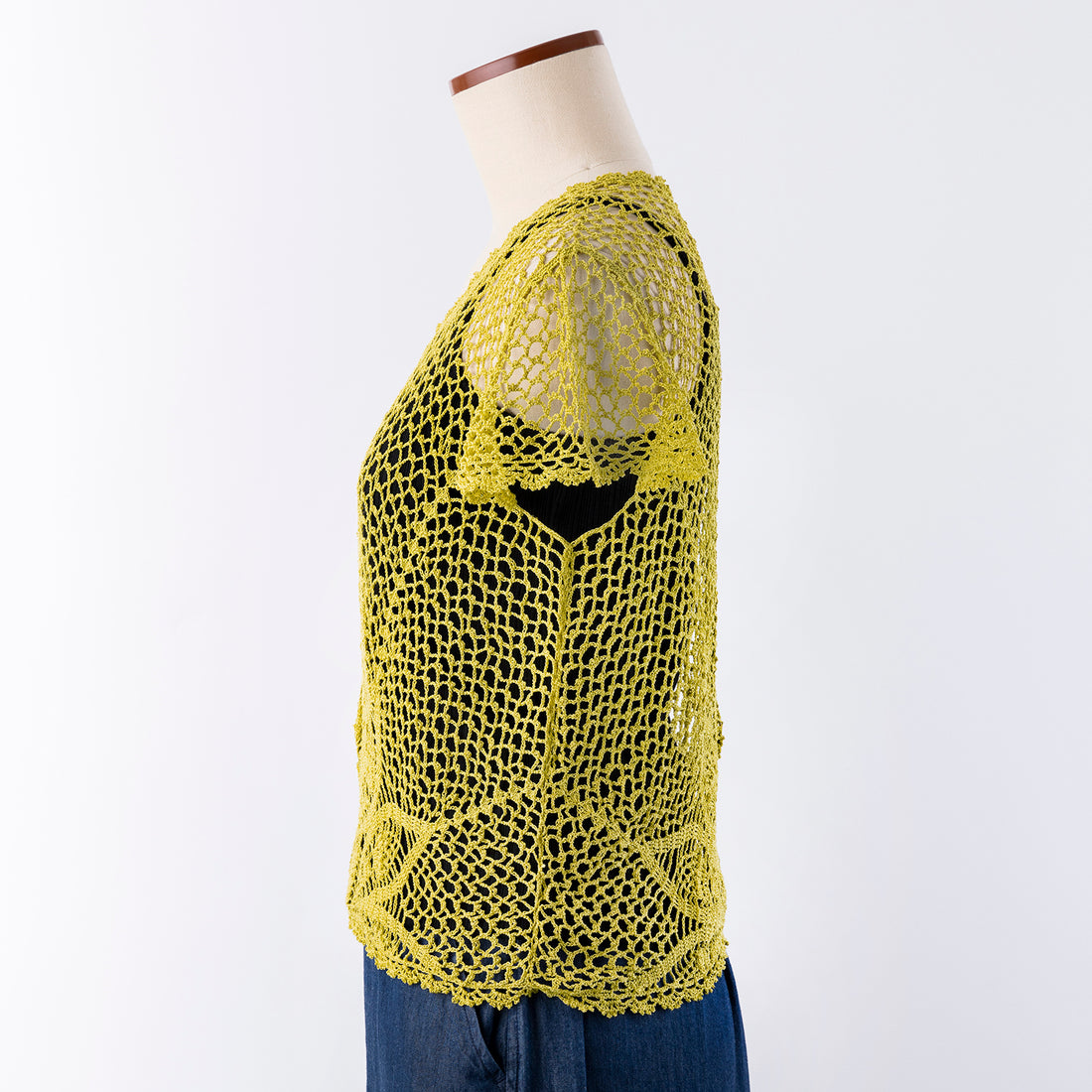 Pineapple and Net Pullover Knitting Pattern