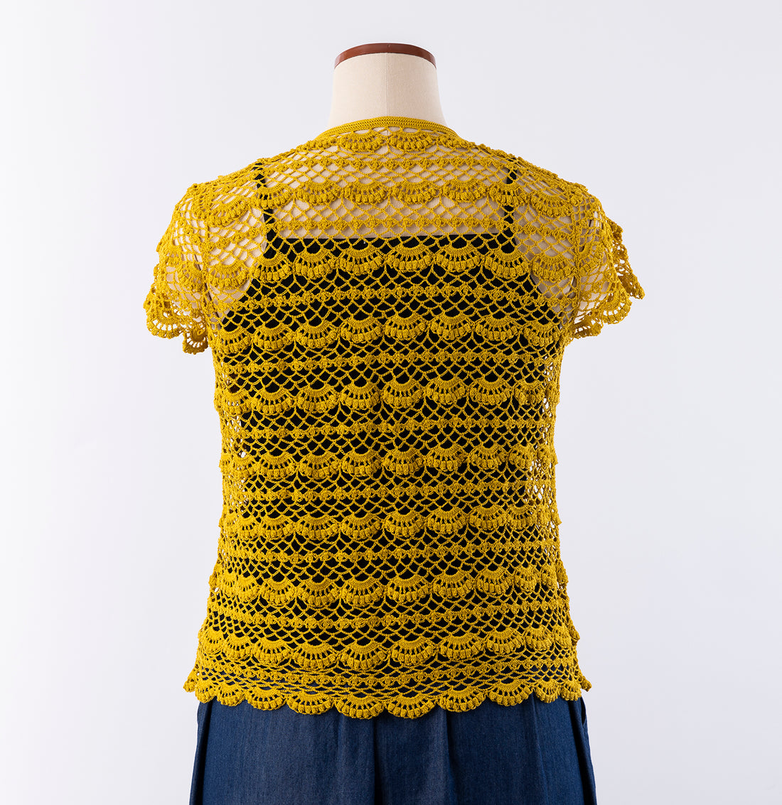 Fan pattern bolero pattern