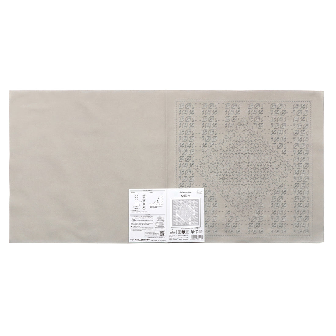 Sashiko Sampler H-10107 Sakura (Almond Milk)