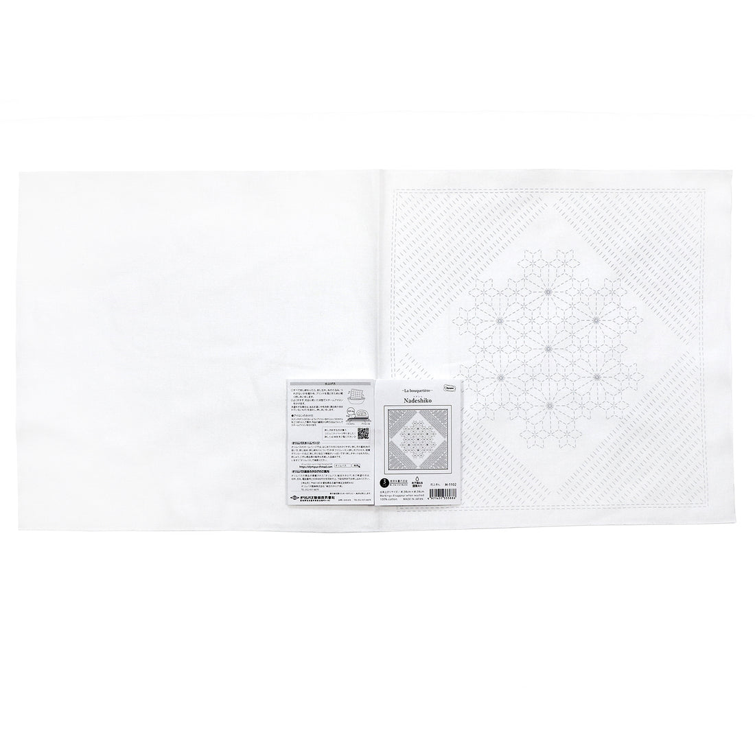 Sashiko Sampler H-1102 Nadeshiko (White)