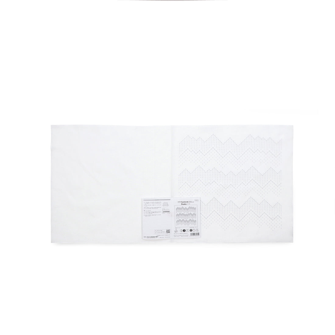 Sashiko Sampler H-1119 Peaks (White)