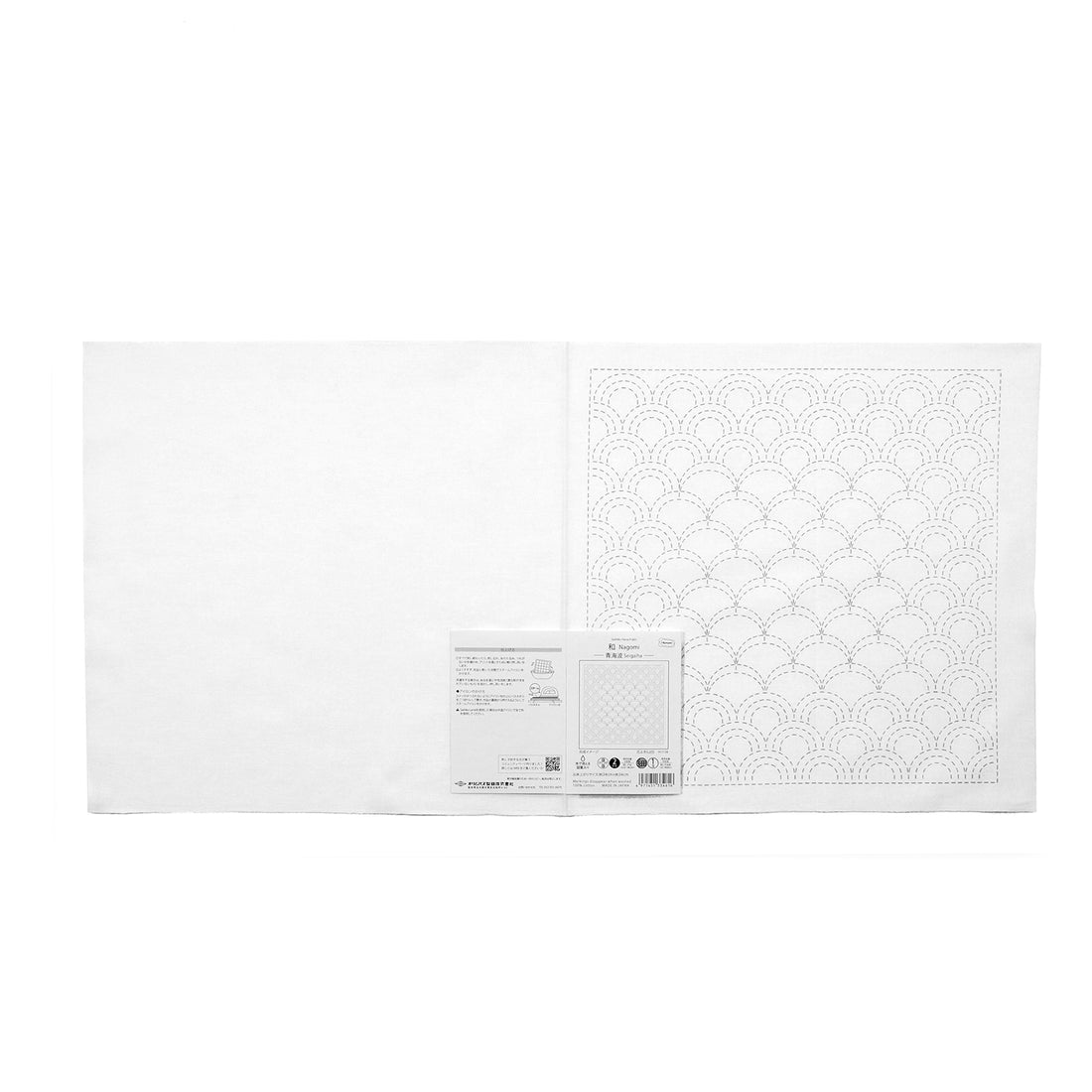 Sashiko Sampler H-1134 Seigaiha (White)