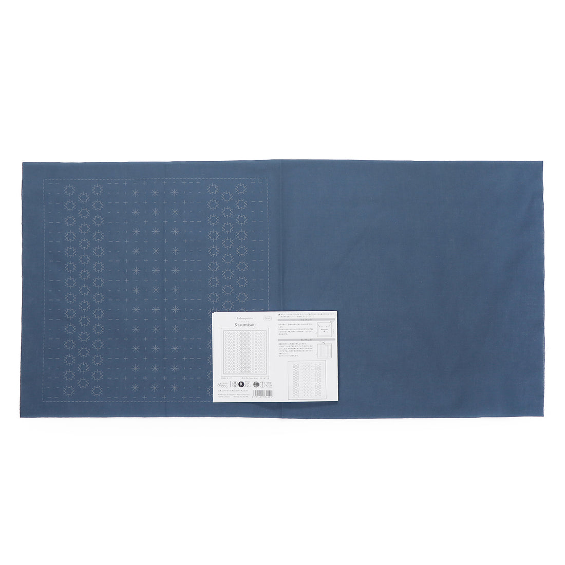 Sashiko sampler H-14113 Kasumisou (Navy Blue)