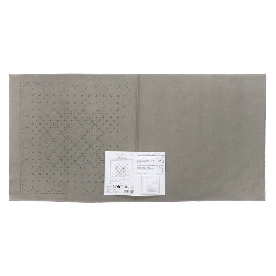 Sashiko sampler H-15114 Kinmokusei (Taupe)