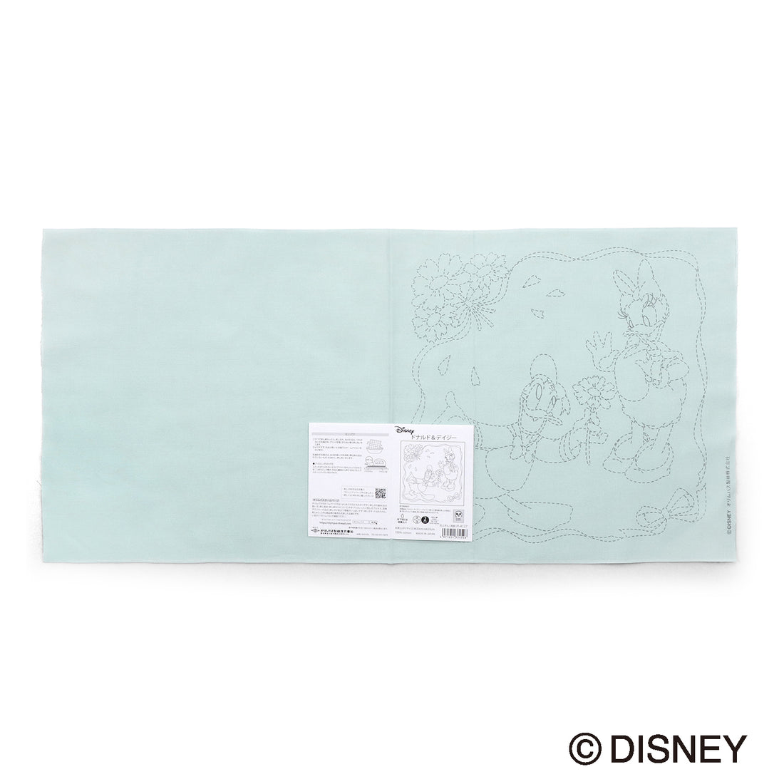 Flower Dishcloth H-4127 Donald & Daisy (light blue)