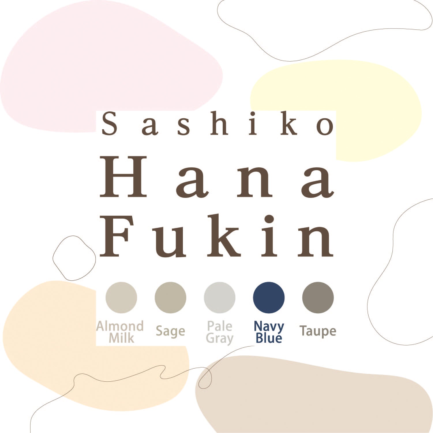 Sashiko Hana - Fukin(5色各1枚入) SHF-1