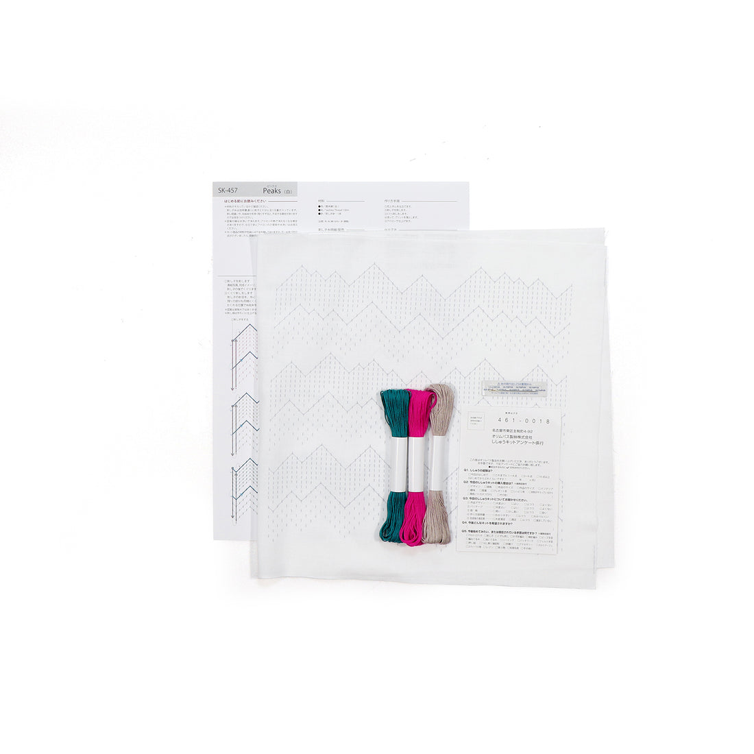 SK-457 Peaks (white)