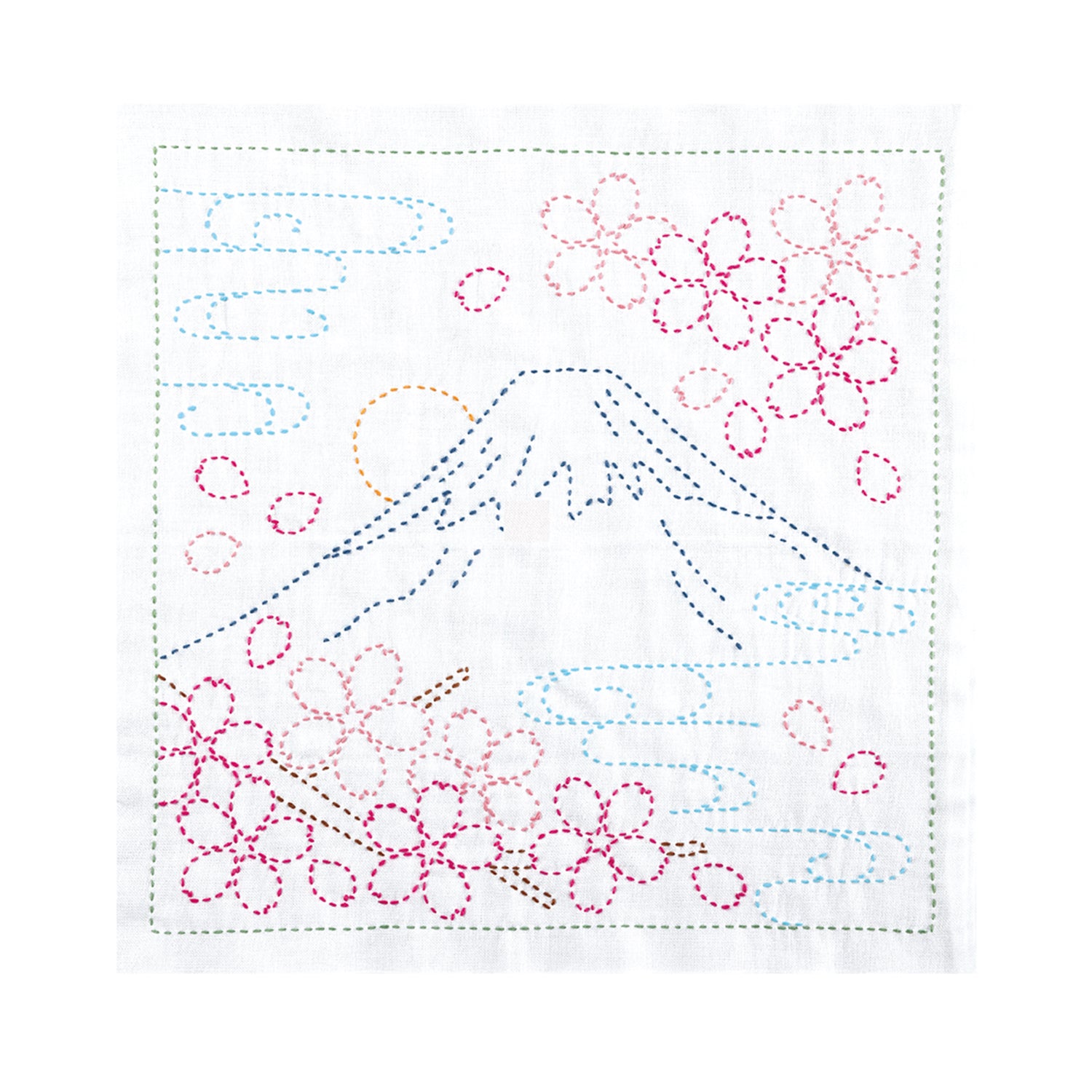 SK-485 富士と桜(白)
