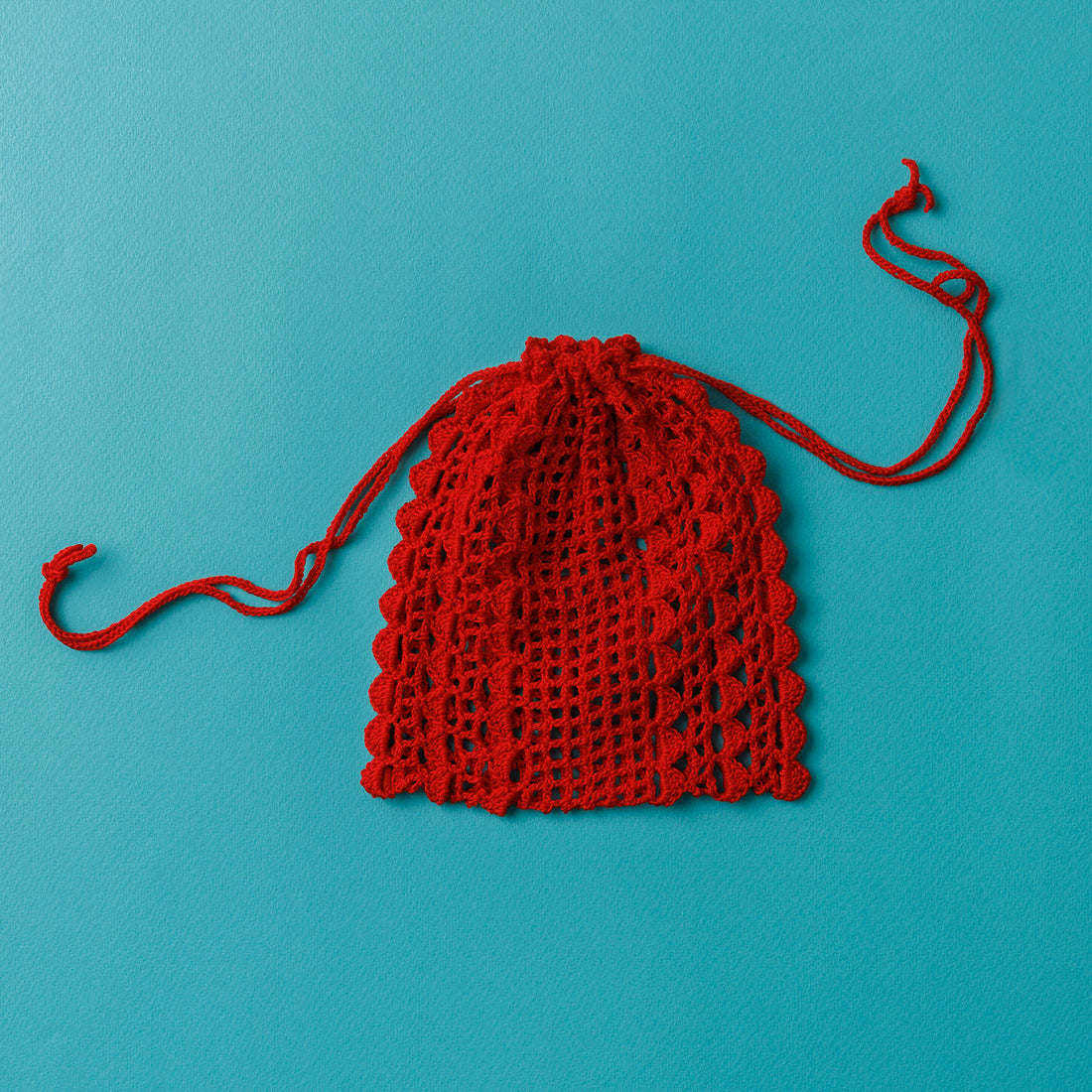 「レトロポップな巾着ポーチ」材料セット