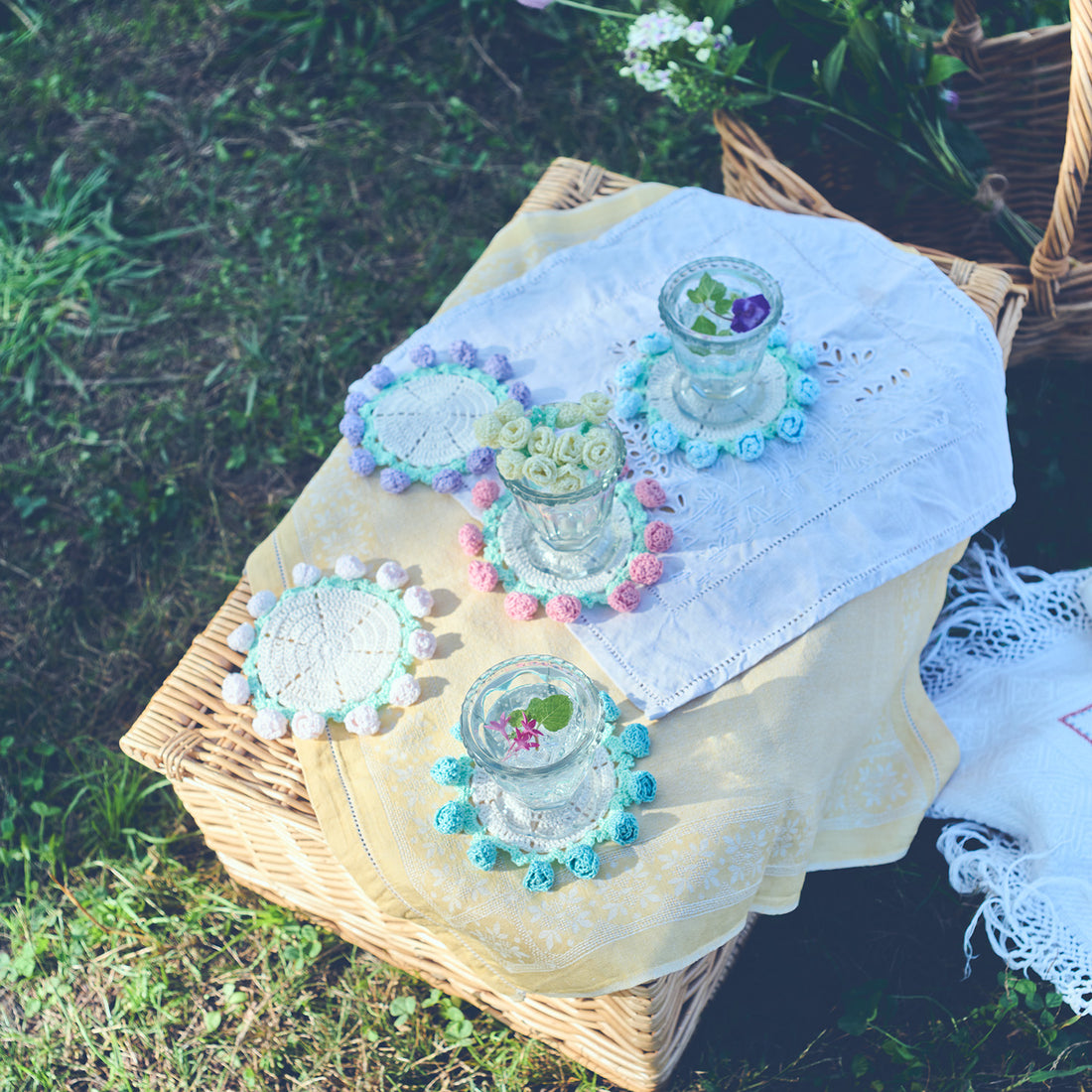 「花束のコースター」材料セット