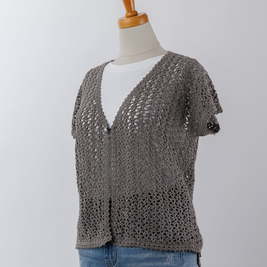 「モダンガールのカーディガン」材料セット