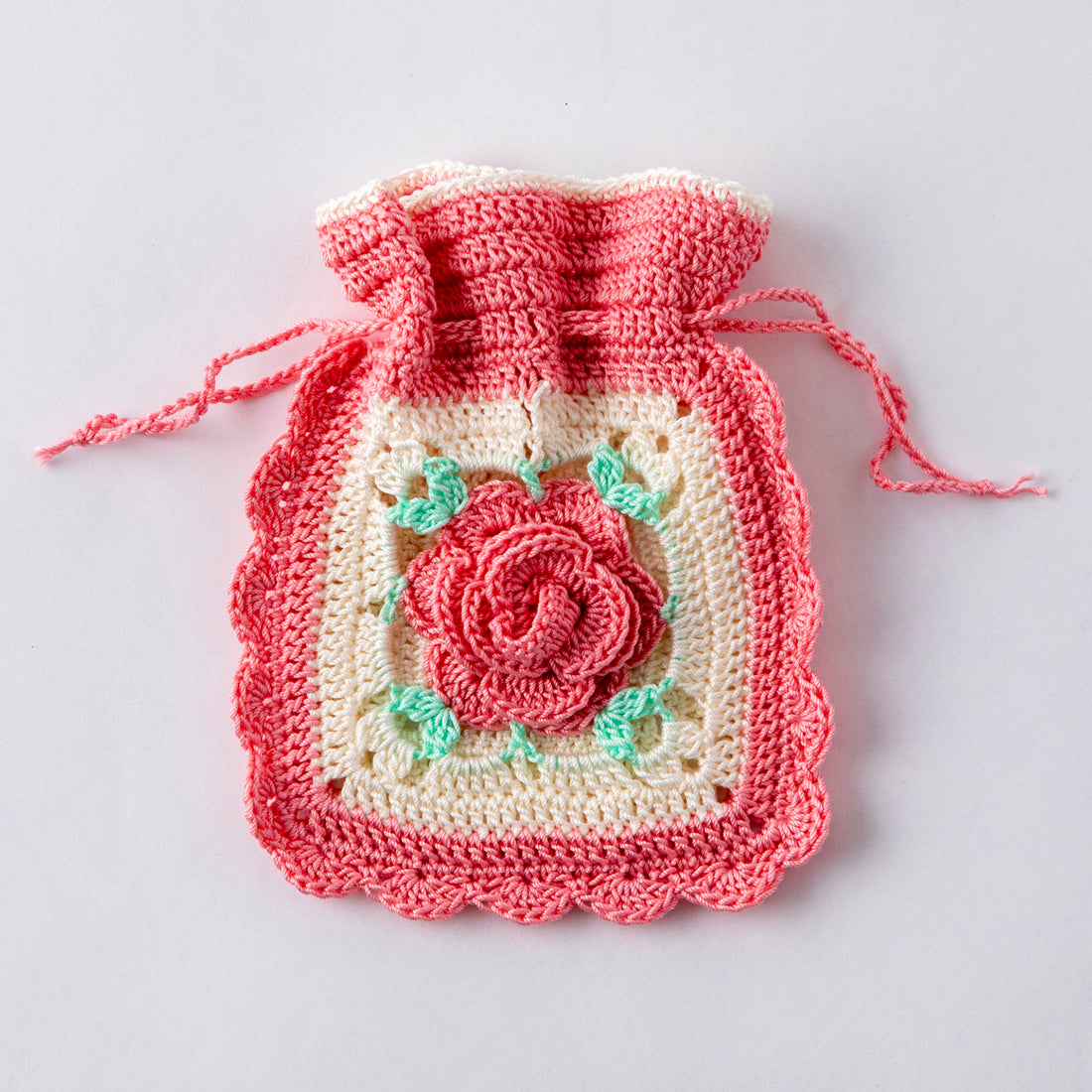 「ばらの推し色ポーチ」材料セット