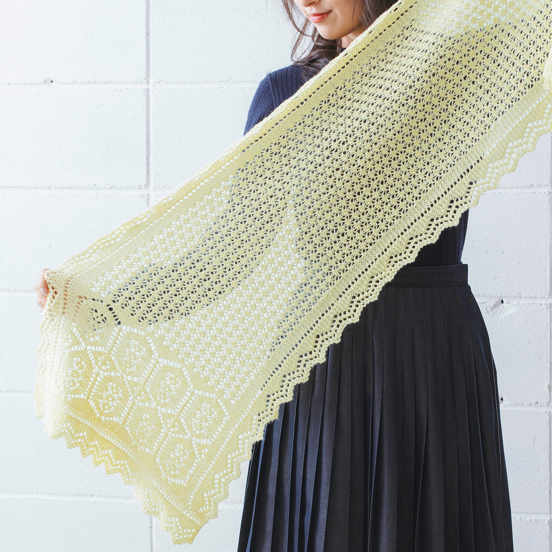 Shetland lace shawl knitting pattern