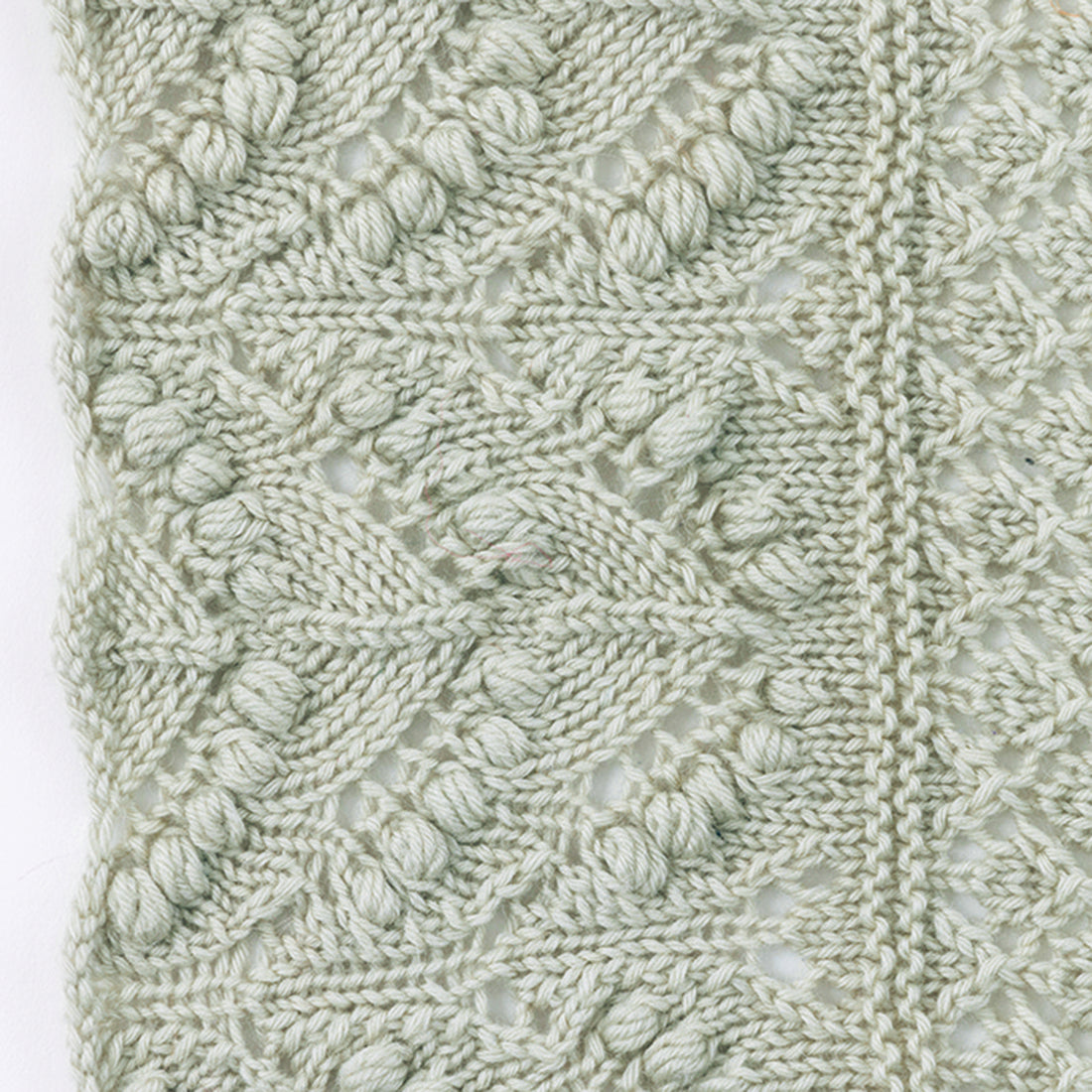 Lily of the valley triangular shawl knitting pattern