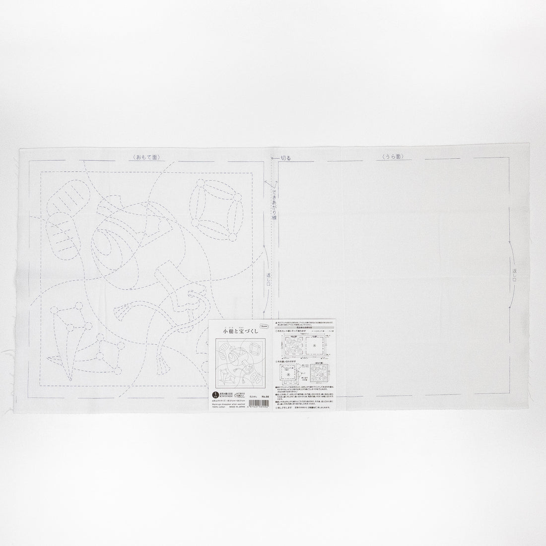 Sashiko Sampler 88 Mallet and Treasures (White)