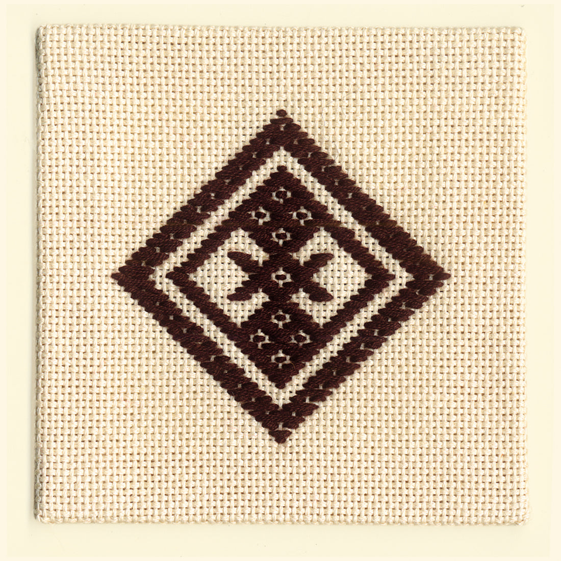 Kogin 21 Coaster (brown)