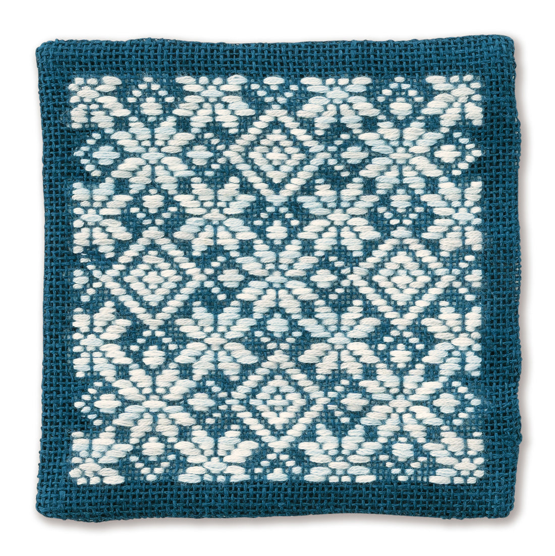 Kogin 91 Coaster Pine Cone and Snowflake