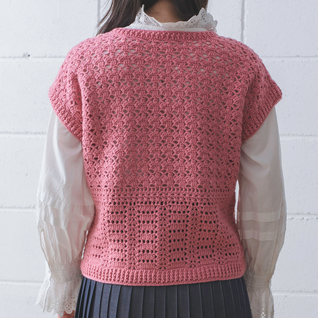 Straight knit vest pattern