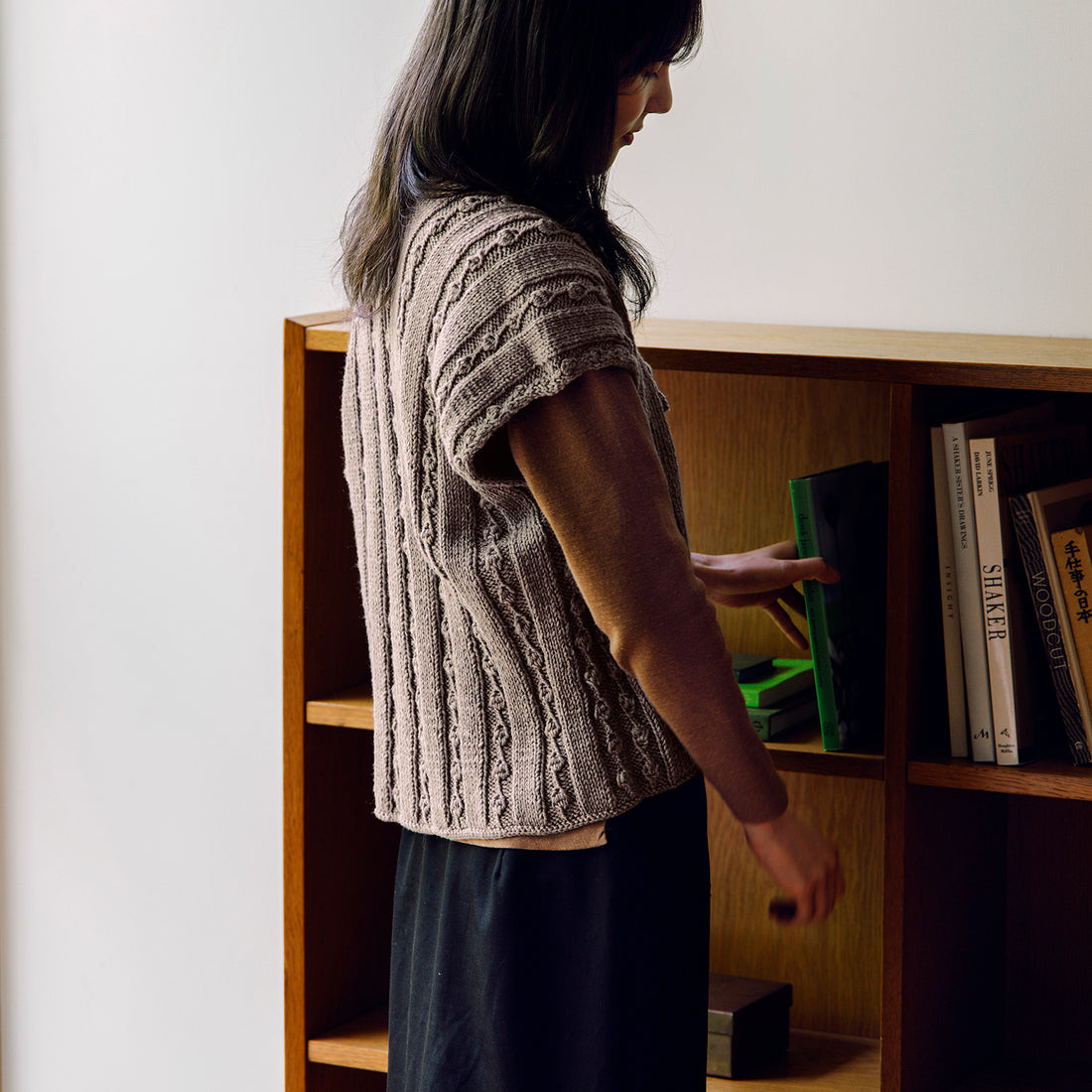 Autumn Straight Knit Vest Pattern