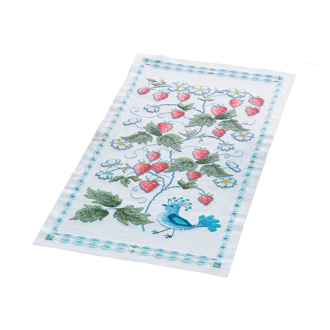 No.1203 Wild strawberry and bird