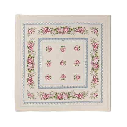 No.1205 Pink rose tablecloth