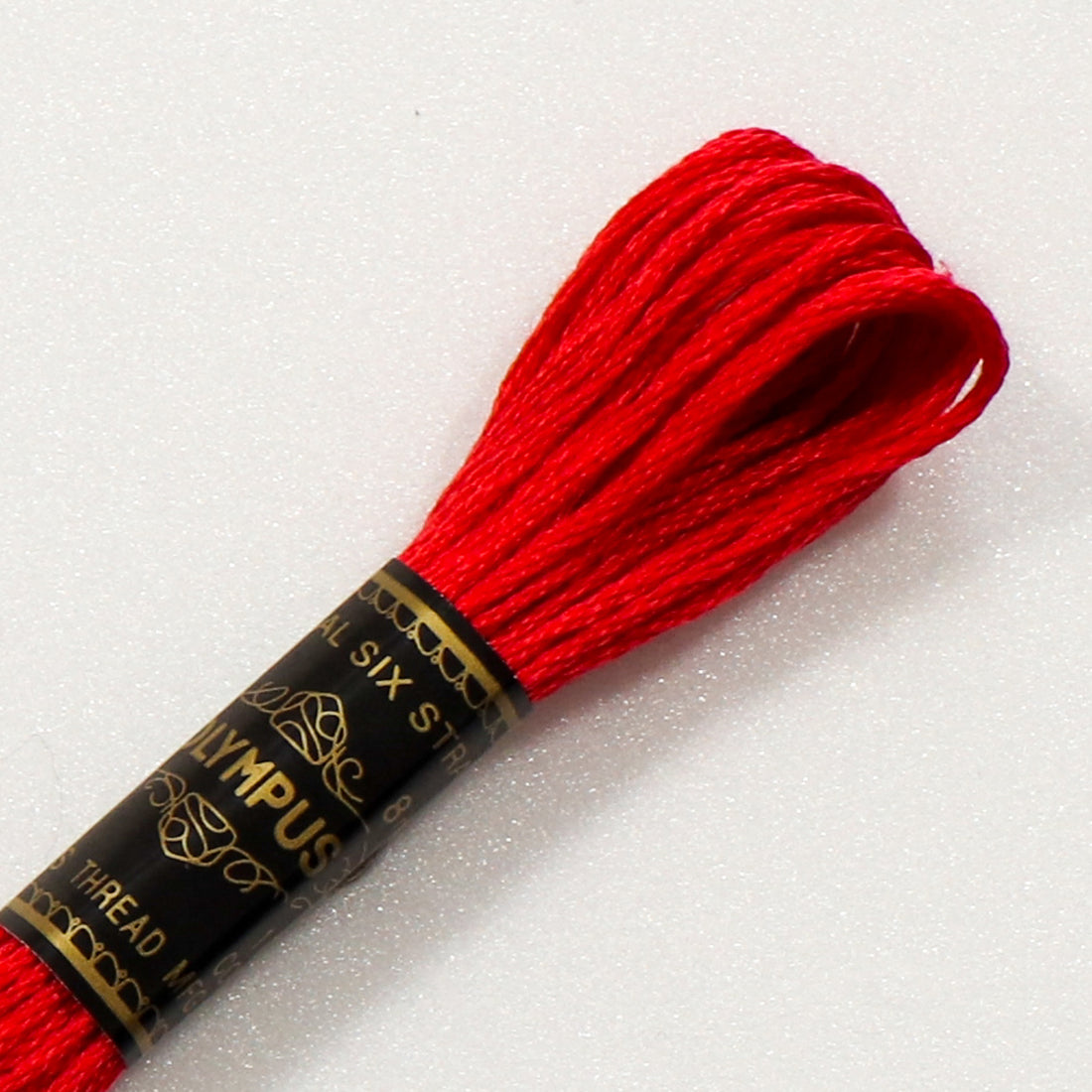 No. 25 embroidery thread, red/pink 1