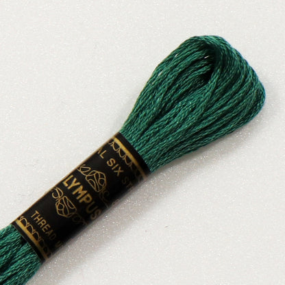 No. 25 embroidery thread, green