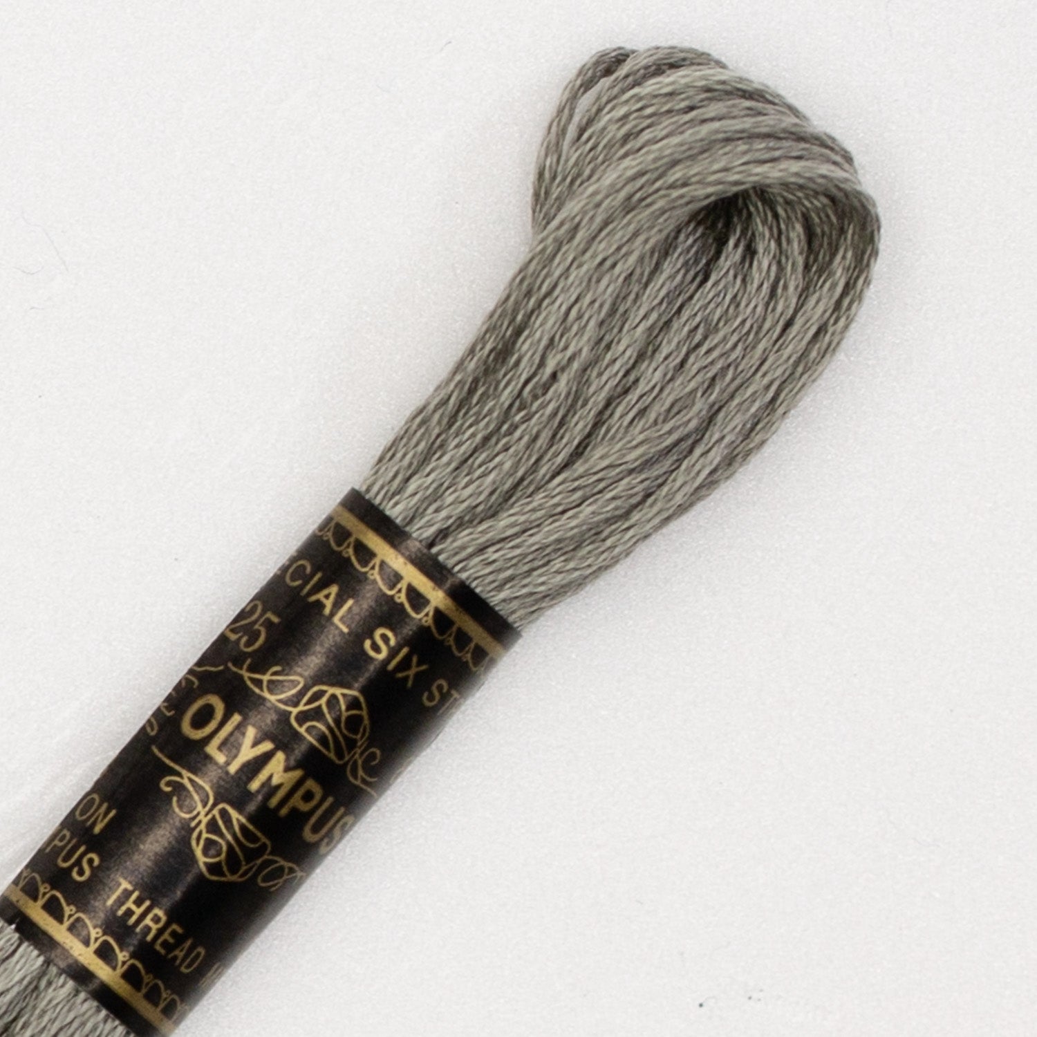 No. 25 embroidery thread, grey