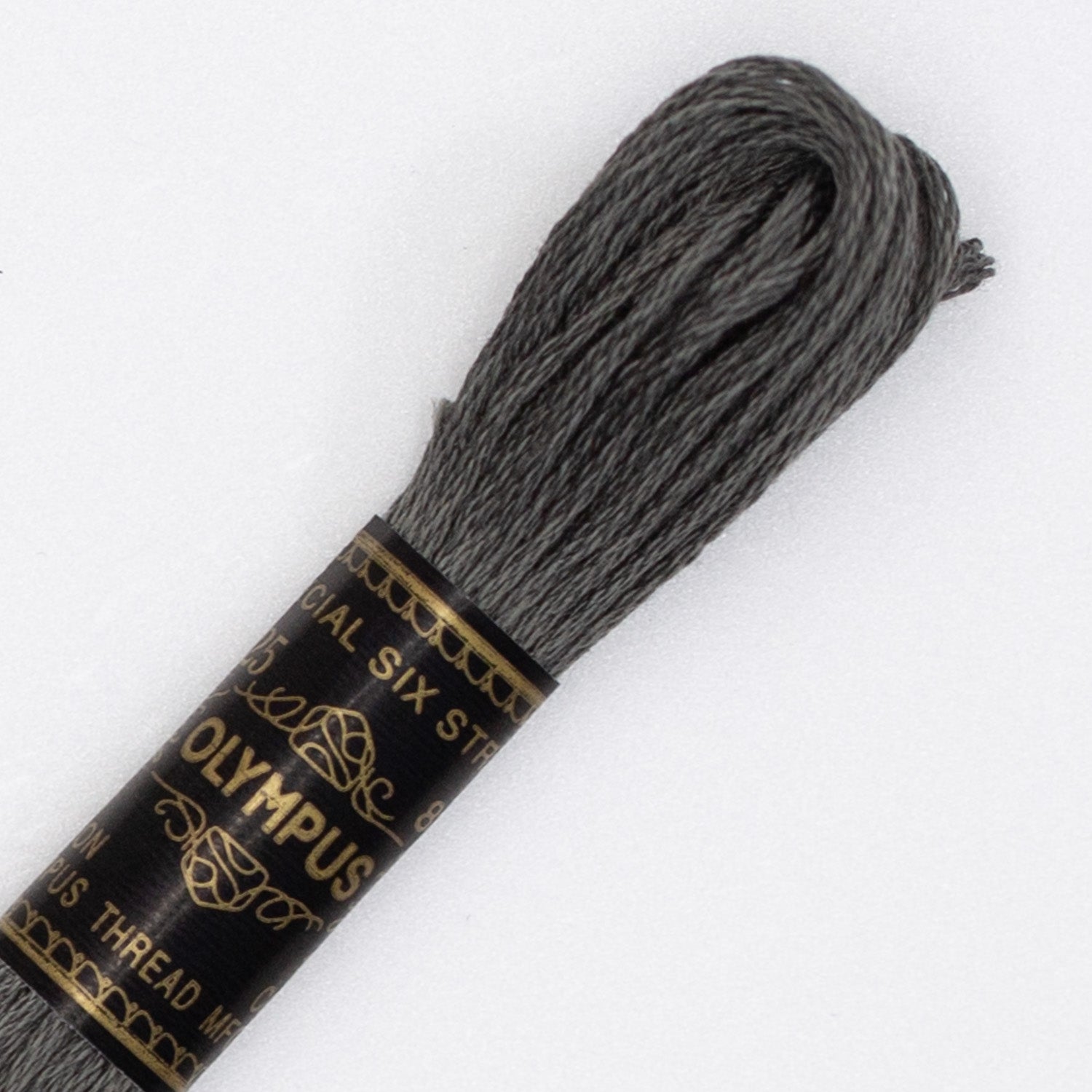 No. 25 embroidery thread, grey