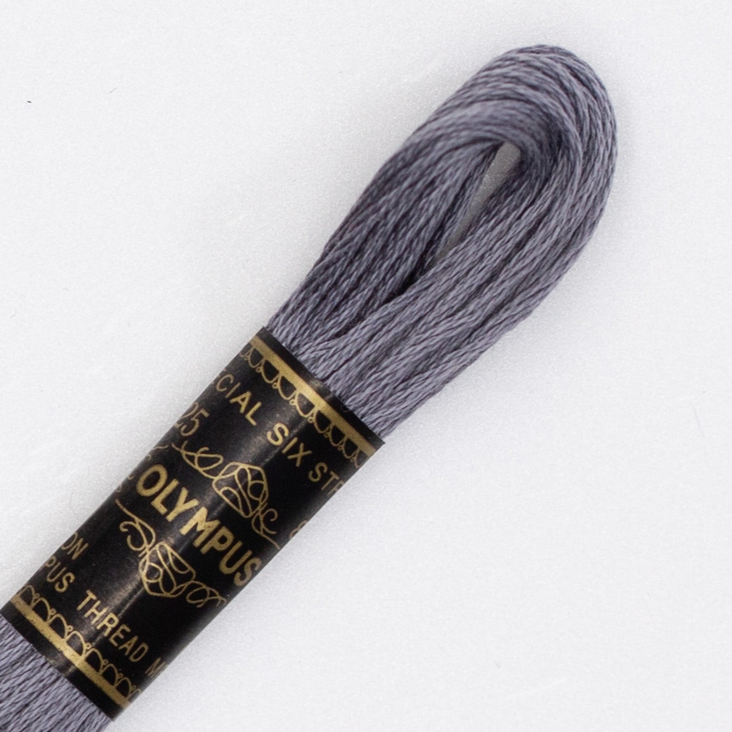 No. 25 embroidery thread, grey