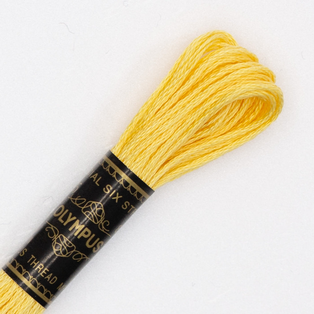 No. 25 embroidery thread, yellow