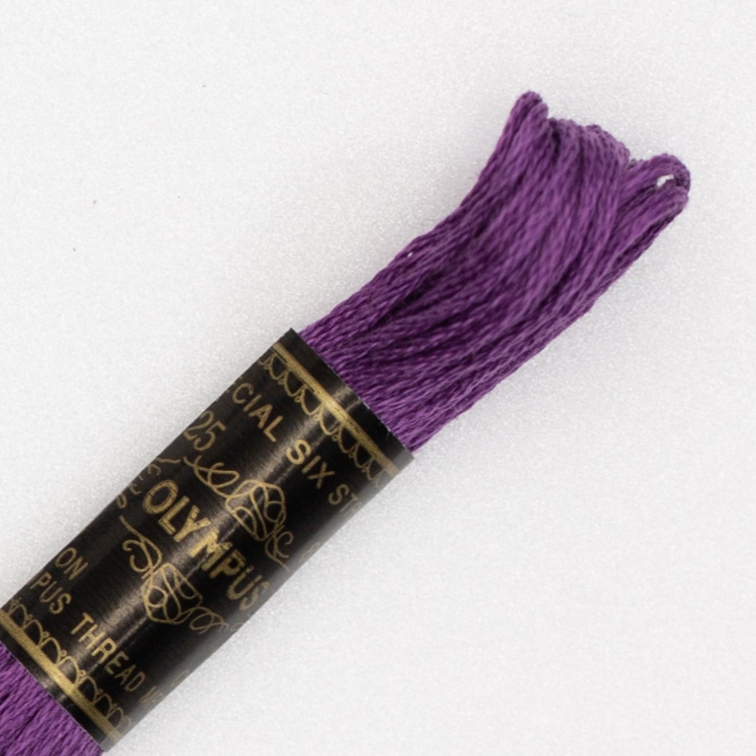 No. 25 embroidery thread, purple