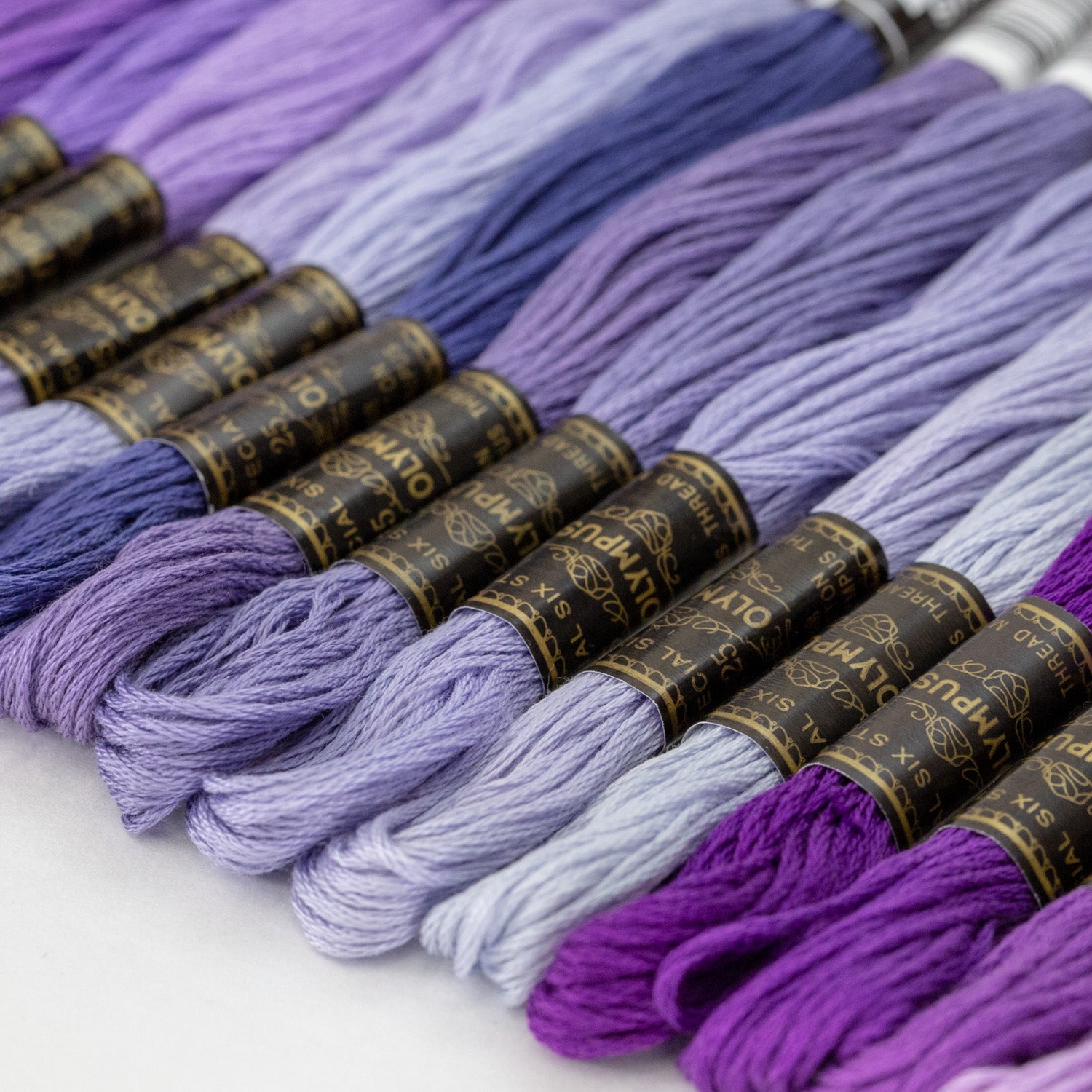 No. 25 embroidery thread, purple