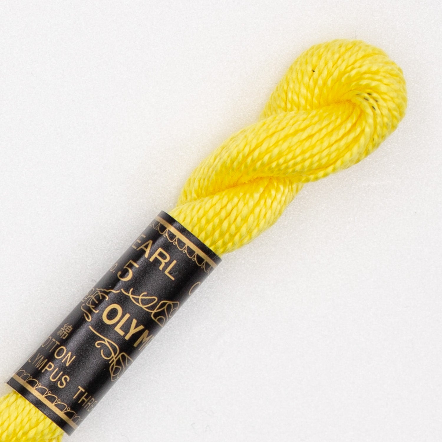 No. 5 embroidery thread, yellow