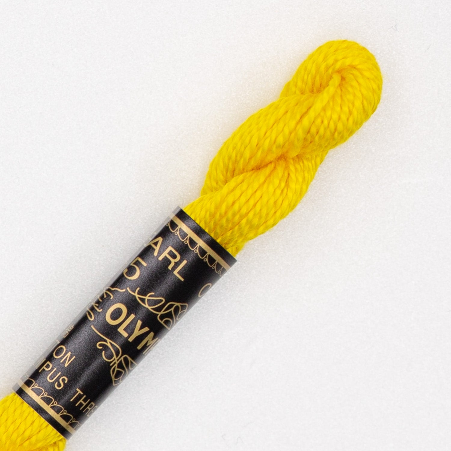 No. 5 embroidery thread, yellow