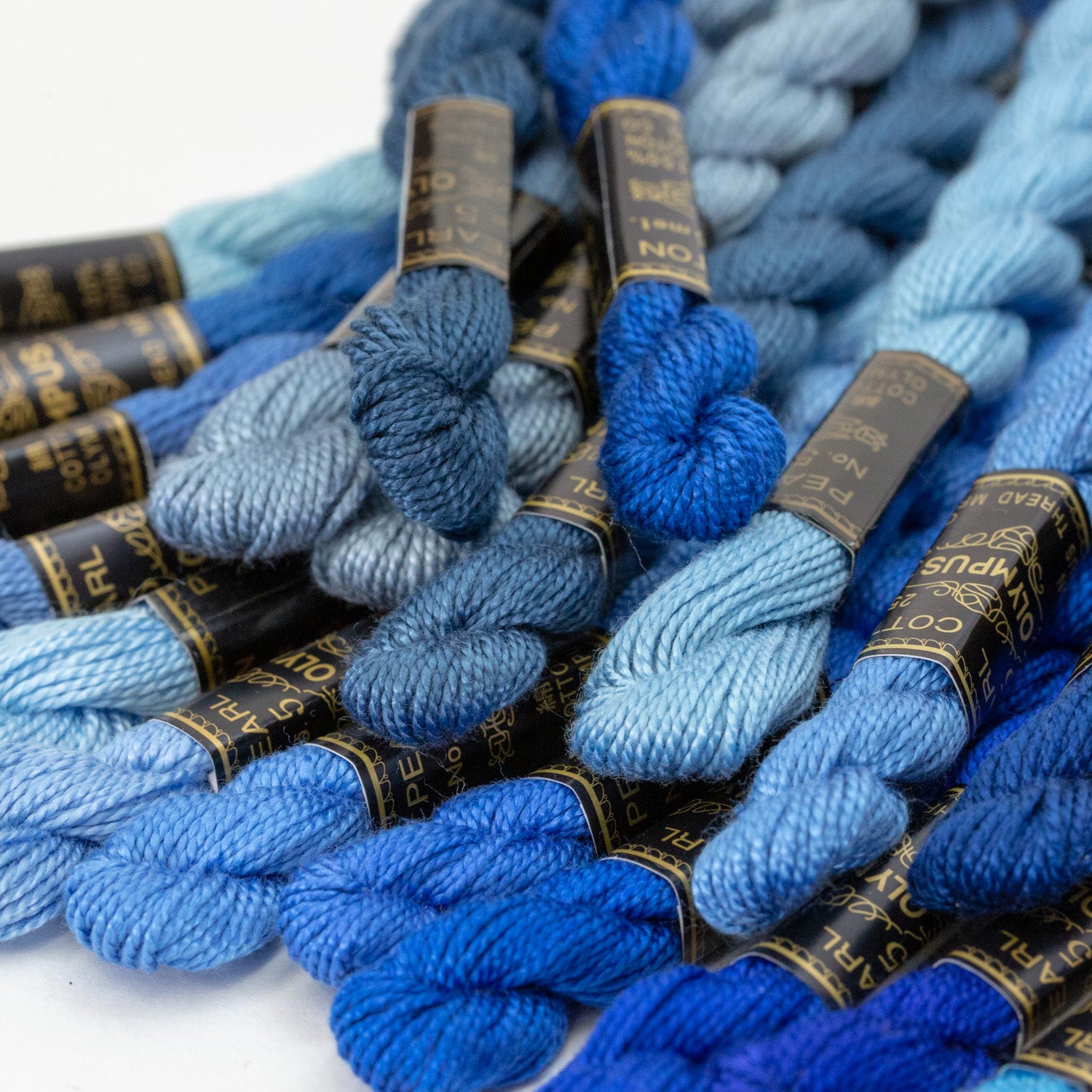 No. 5 embroidery thread, blue