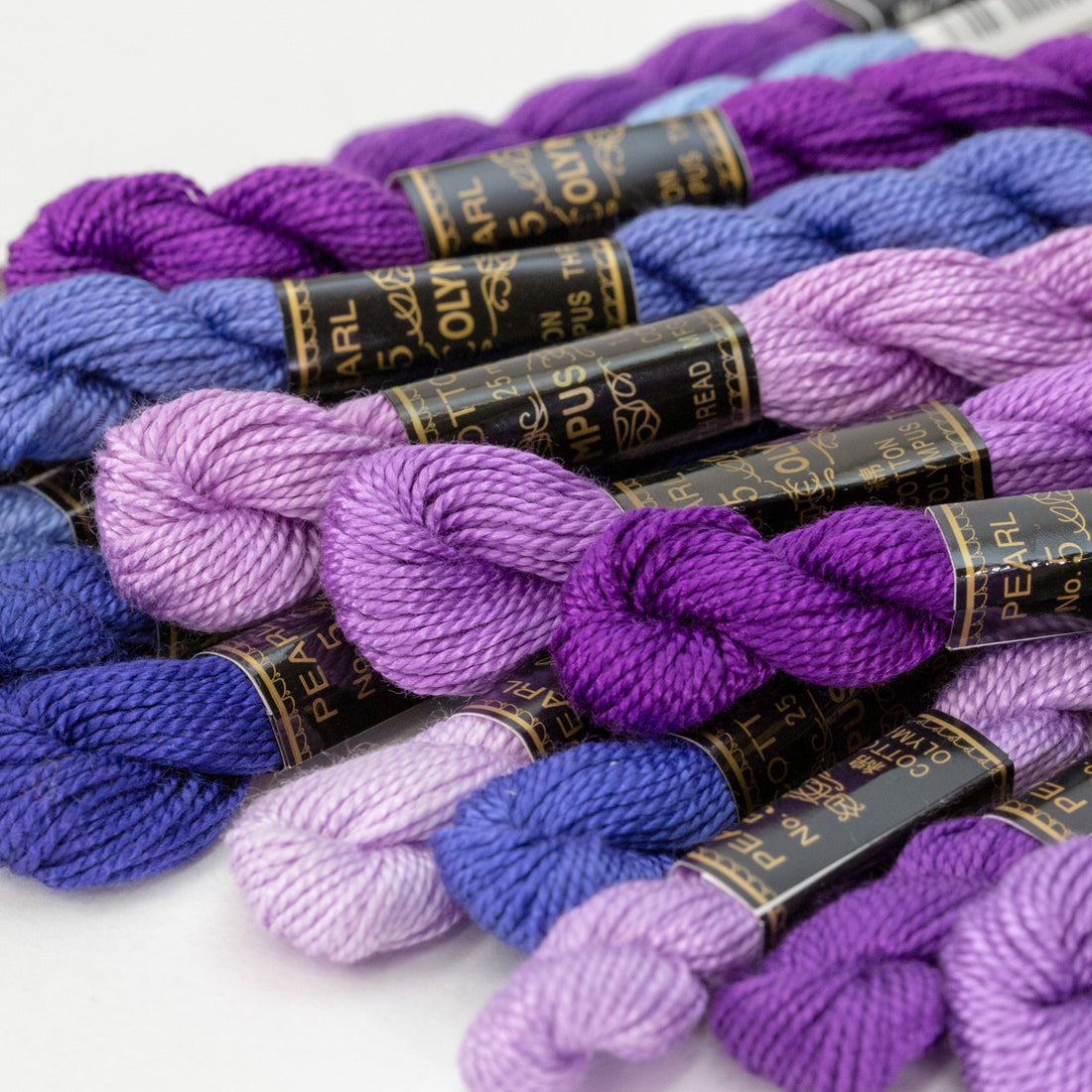 No. 5 embroidery thread, purple
