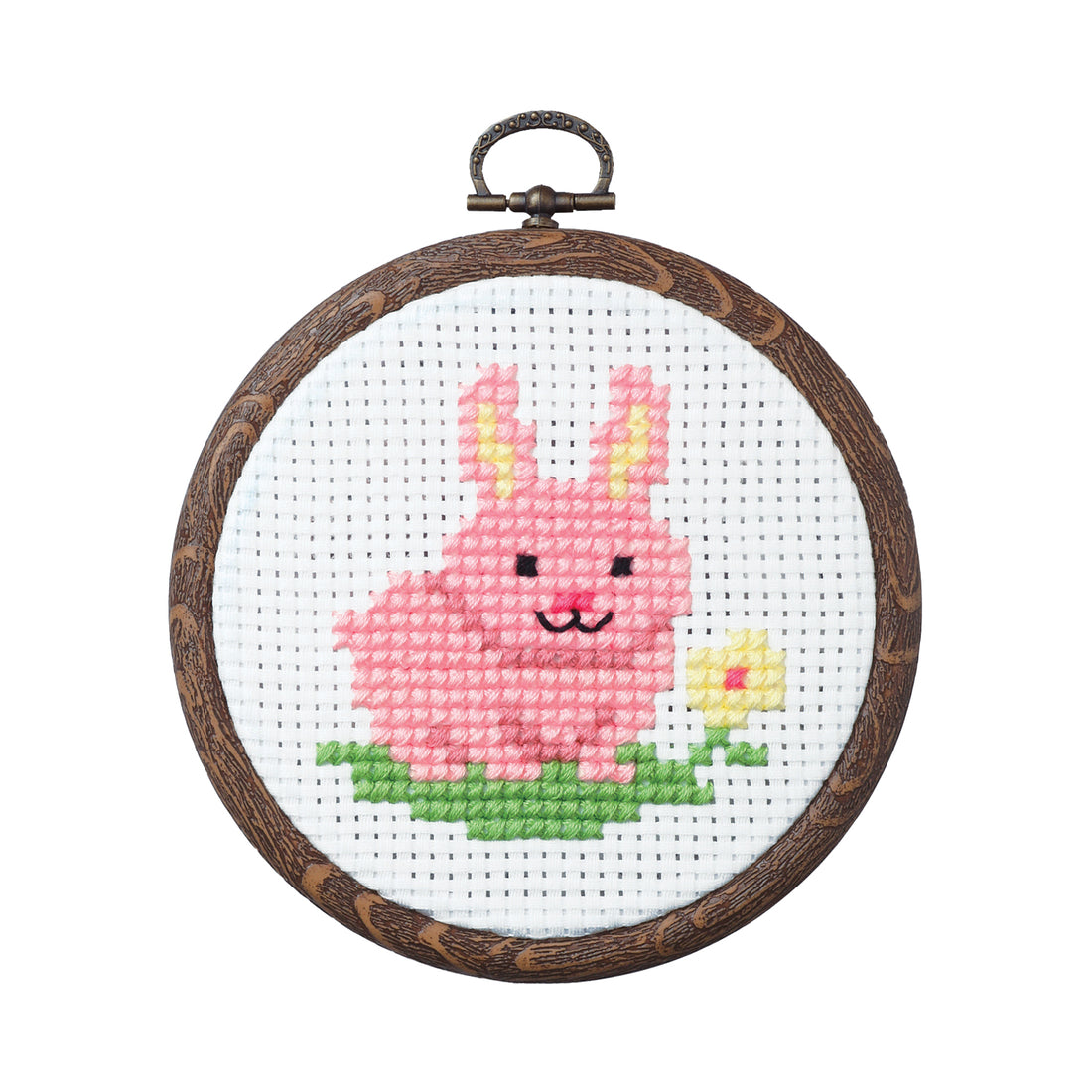 No.7350 Rabbit and flowers