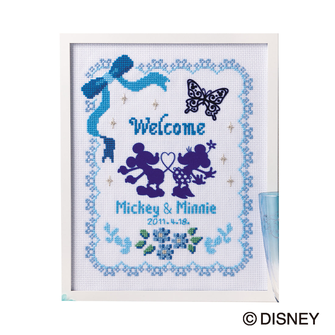 No.7371 Welcome board (blue)