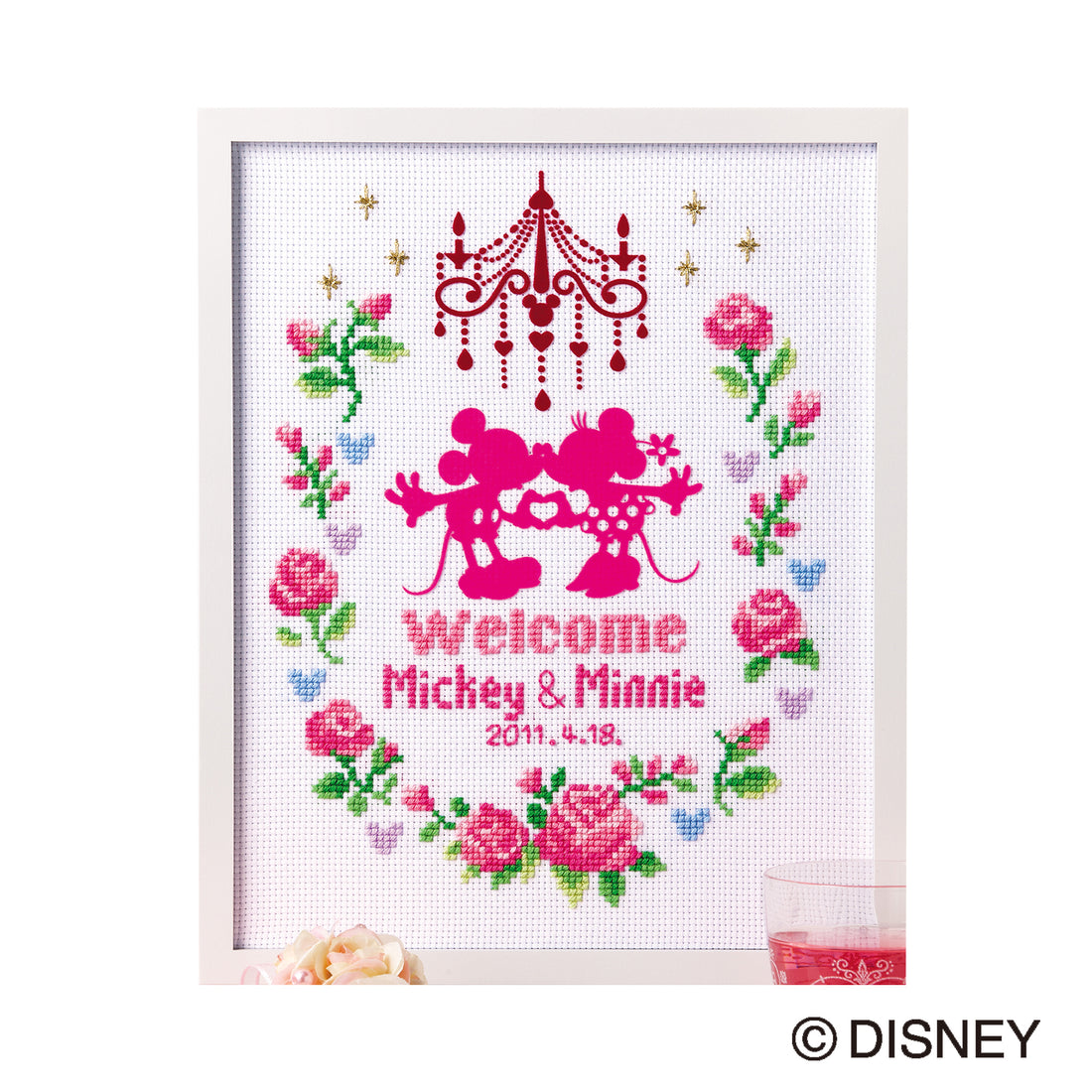 No.7372 Welcome board (pink)