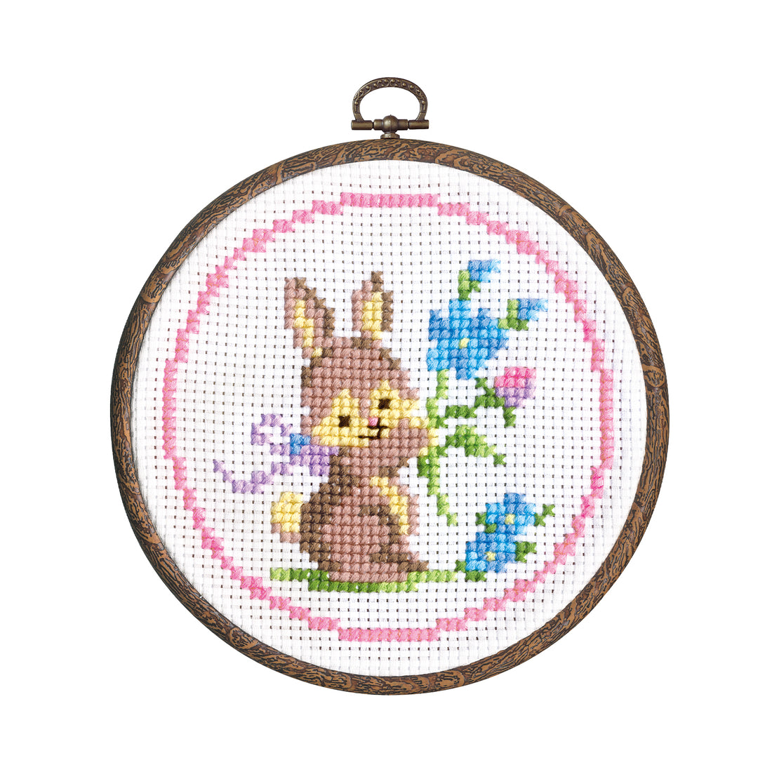 No.7402 Rabbit and flowers