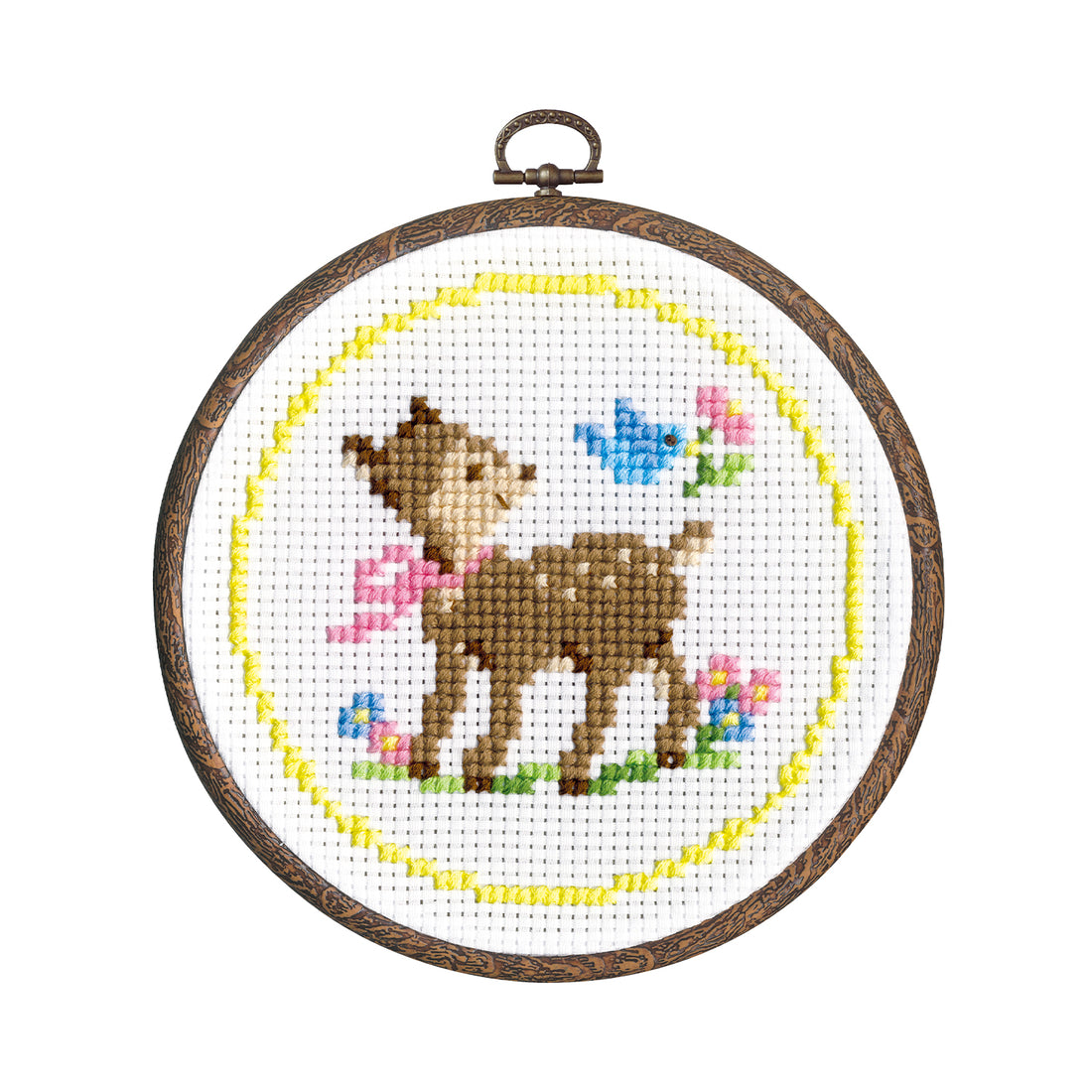 No.7405 Baby deer and little bird