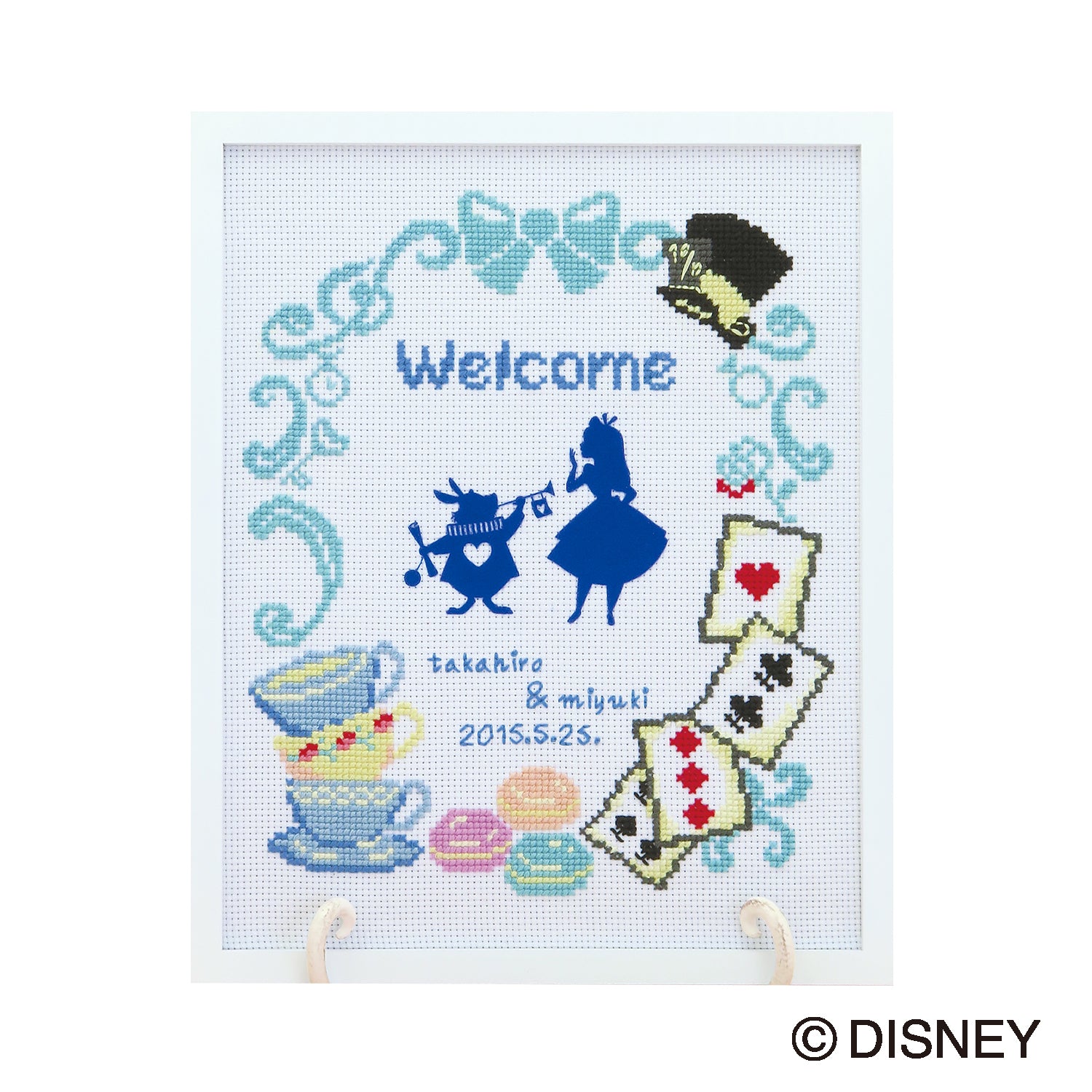 No.7467 Welcome board (Alice in Wonderland)