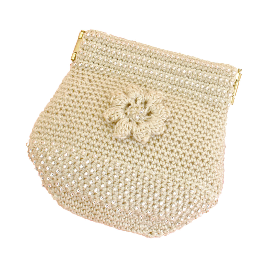 EG-108 Flower Pouch (Beige)